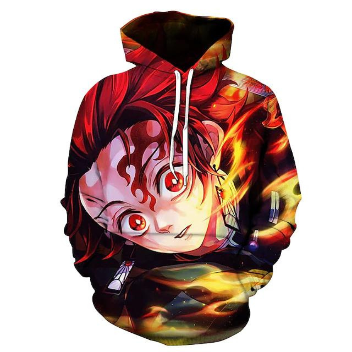 Inspired by Demon Slayer Kochou Shinobu Hoodie Anime Red Hoodie