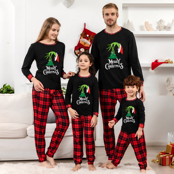 Grinch Christmas Family Matching Pajama Set