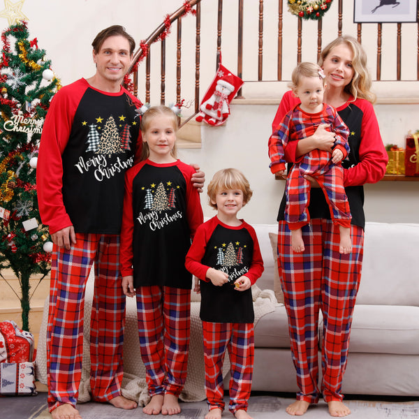 Family Matching Pajamas Set Merry Christmas