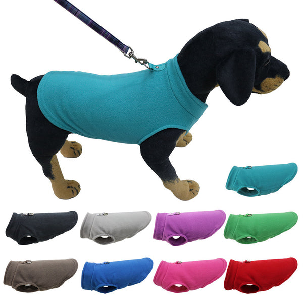 Knit Dog Sweater With Fleece Lining