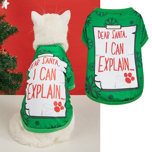 Dear Santa I Can Explain Christmas Puppy T-shirt