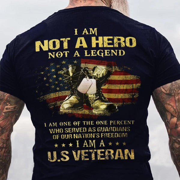 U.S Veteran Cotton Short Sleeve Short Sleeve T-Shirt