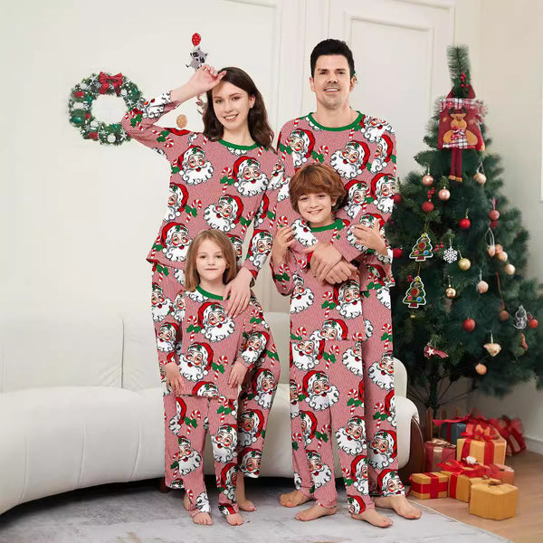 Family Christmas Pajamas Adult's Kid's Xmas Christmas Pattern Matching Set