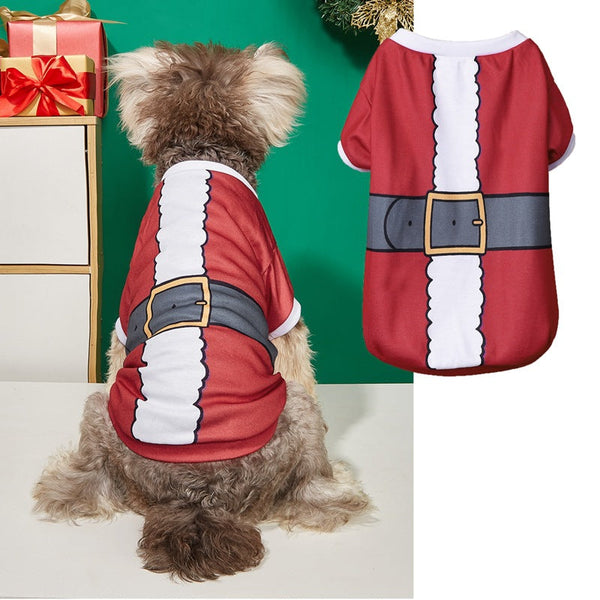 Christmas Santa Puppy Festive T-Shirt