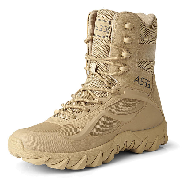 Men's Tactical Boots Lightweight Work Military Boots Side Zipper Jungle boots