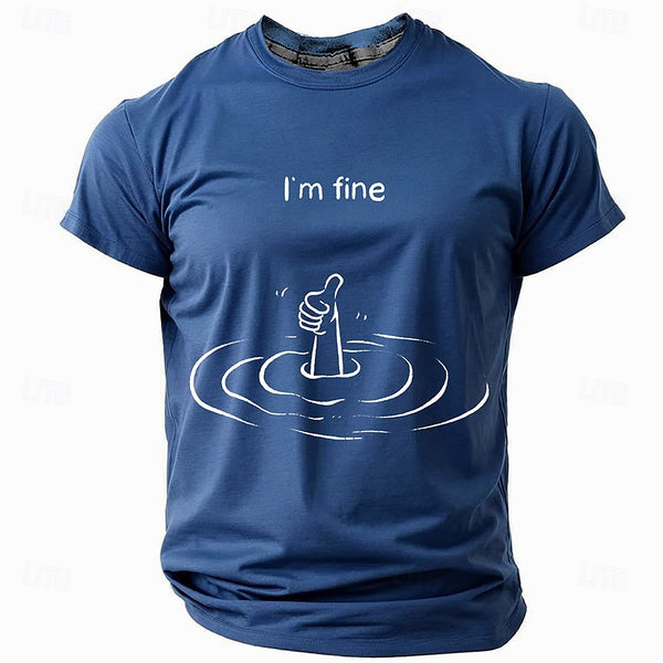 Men's Hand T shirt Short Sleeve T shirt