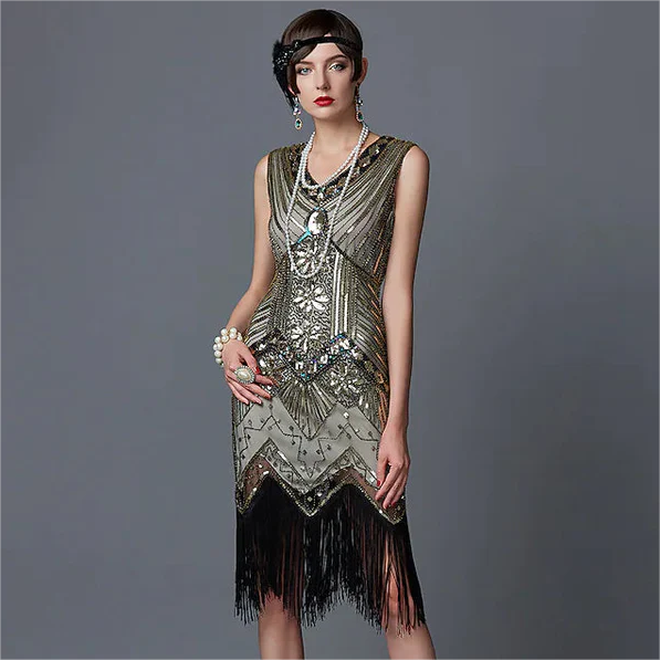 The Great Gatsby Cocktail Vintage Dress Halloween Costumes – Minimewear