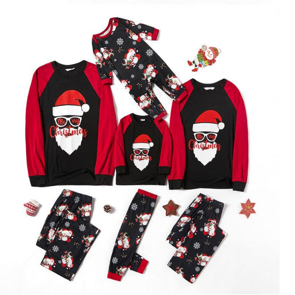 Family Matching Santa Printed Family Pajama Sets