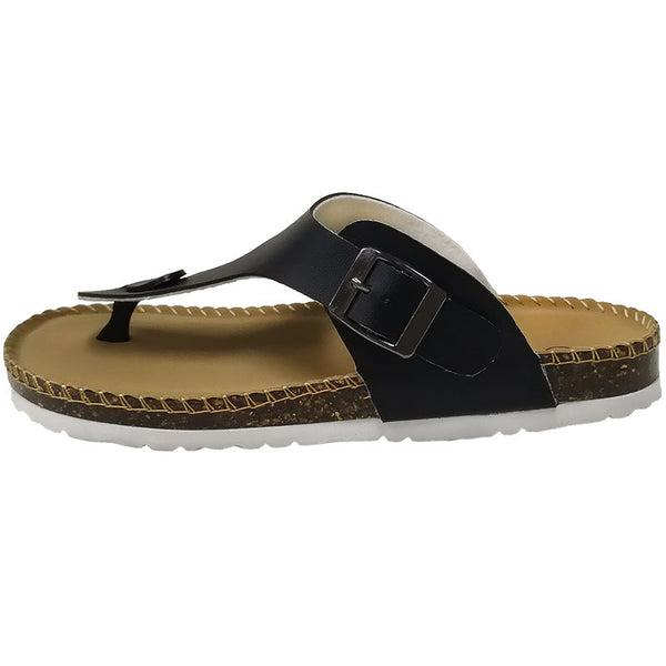 Women's Cork Footbed With Comfort Flip Flops