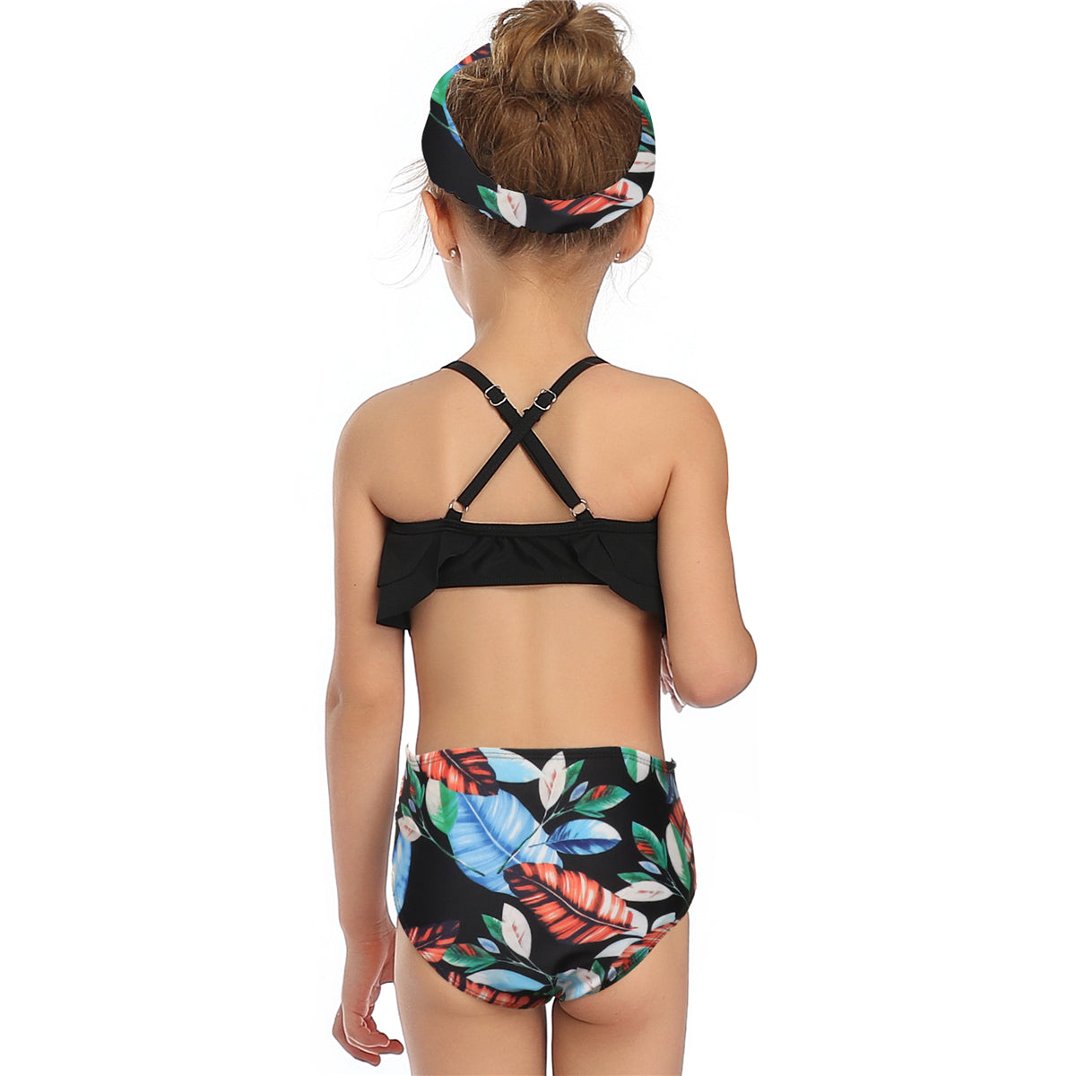 Family Matching Ruffled Two piece Swimsuits