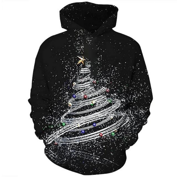 Inspired by Grinch White Star Christmas Tree Outdoor Hoodie