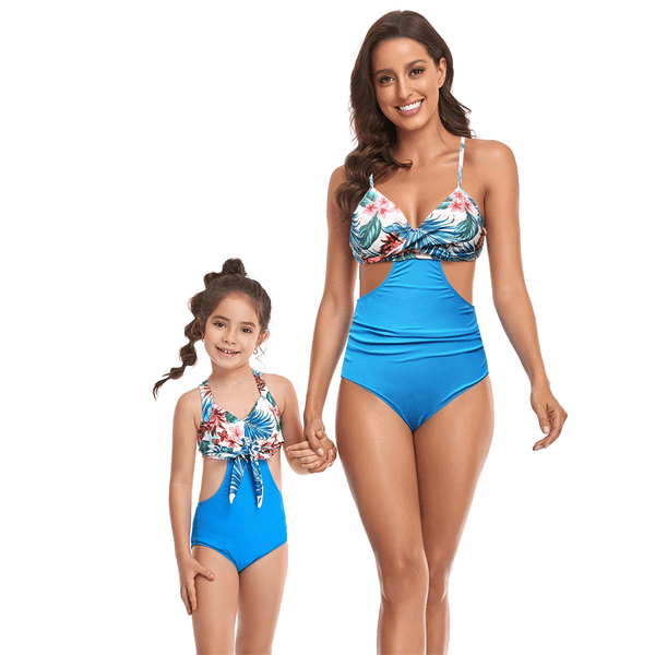 Sexy One Piece Mommy and Me Swimsuits