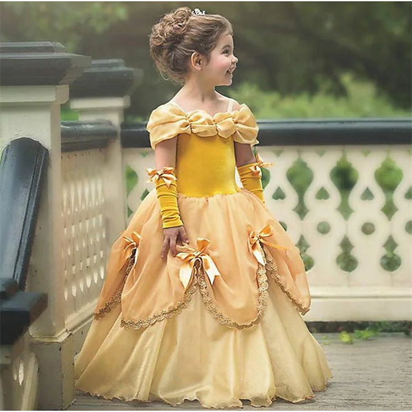 Princess Belle Vintage Dress Party Costume Girls  Kid's Costume