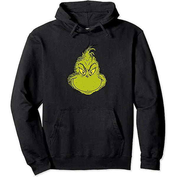 Inspired by How the Grinch Stole Christmas Grinch Green Black Hoodie